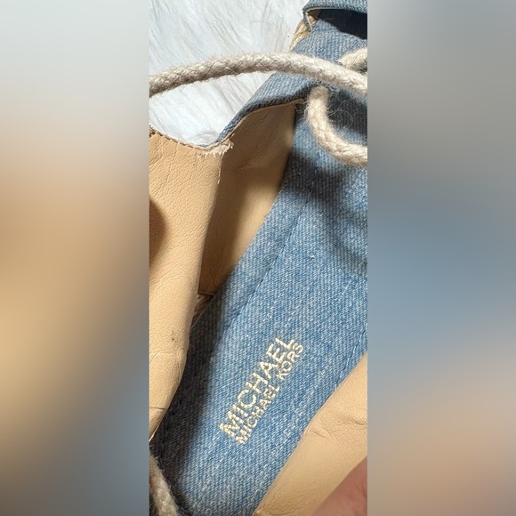 MICHAEL KORS McKenna Denim Gladiator Espadrille Sandals - Picture 4 of 7